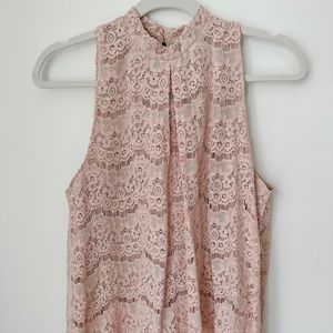 Lace Detail Halter Top